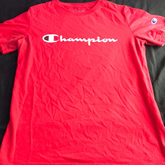 Champions red T-size large black,red and white - Picture 1 of 3